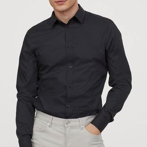 H&M black shirt size medium